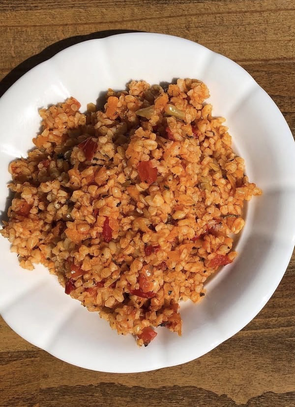 Sebzeli Bulgur Pilavı