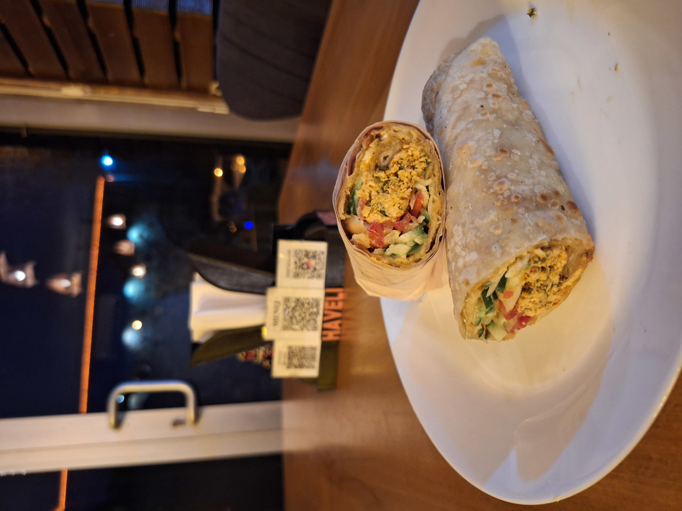 Chicken Malai Boti Roll