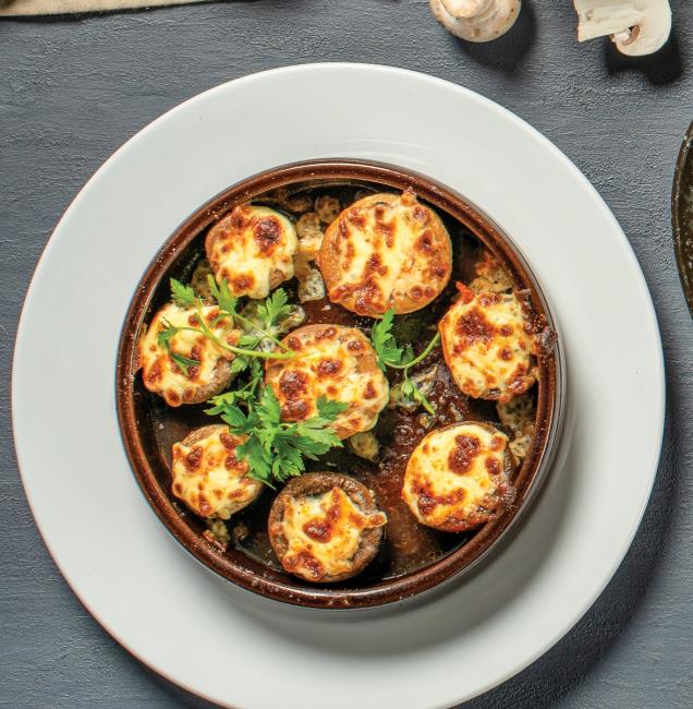 Stuffed Mushrooms in Casserole