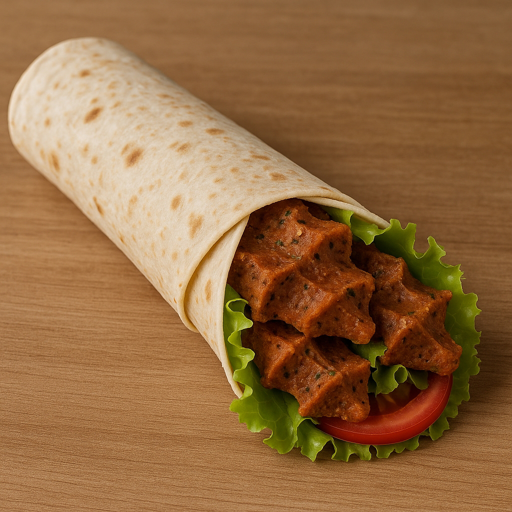 Çiğ Köfte Dürüm (Doritos ve Burger Soslu)