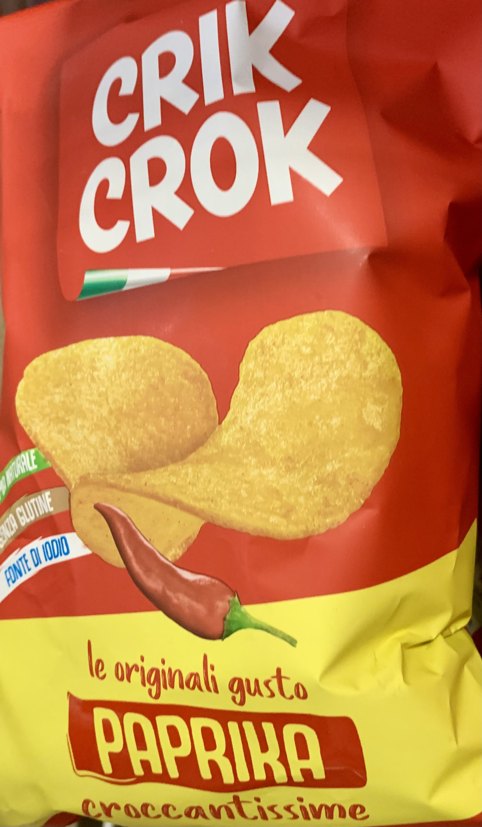 Crik Crok Paprika Chips €1,20