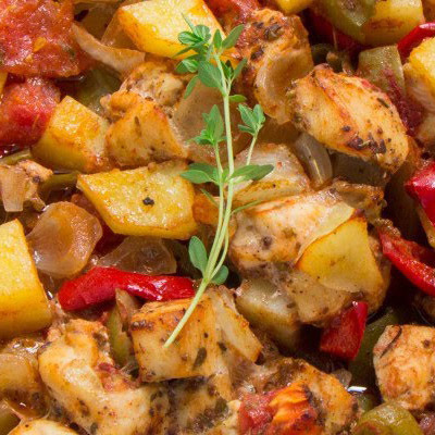 POULET AUX LÉGUMES