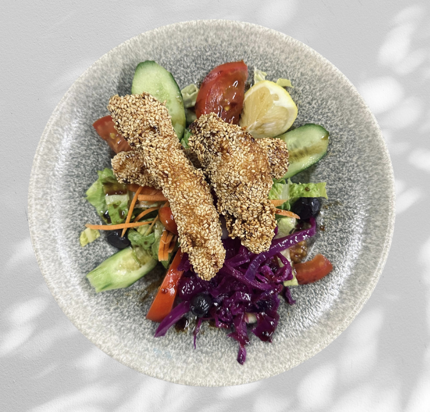 Sesame Crispy Chicken Salad