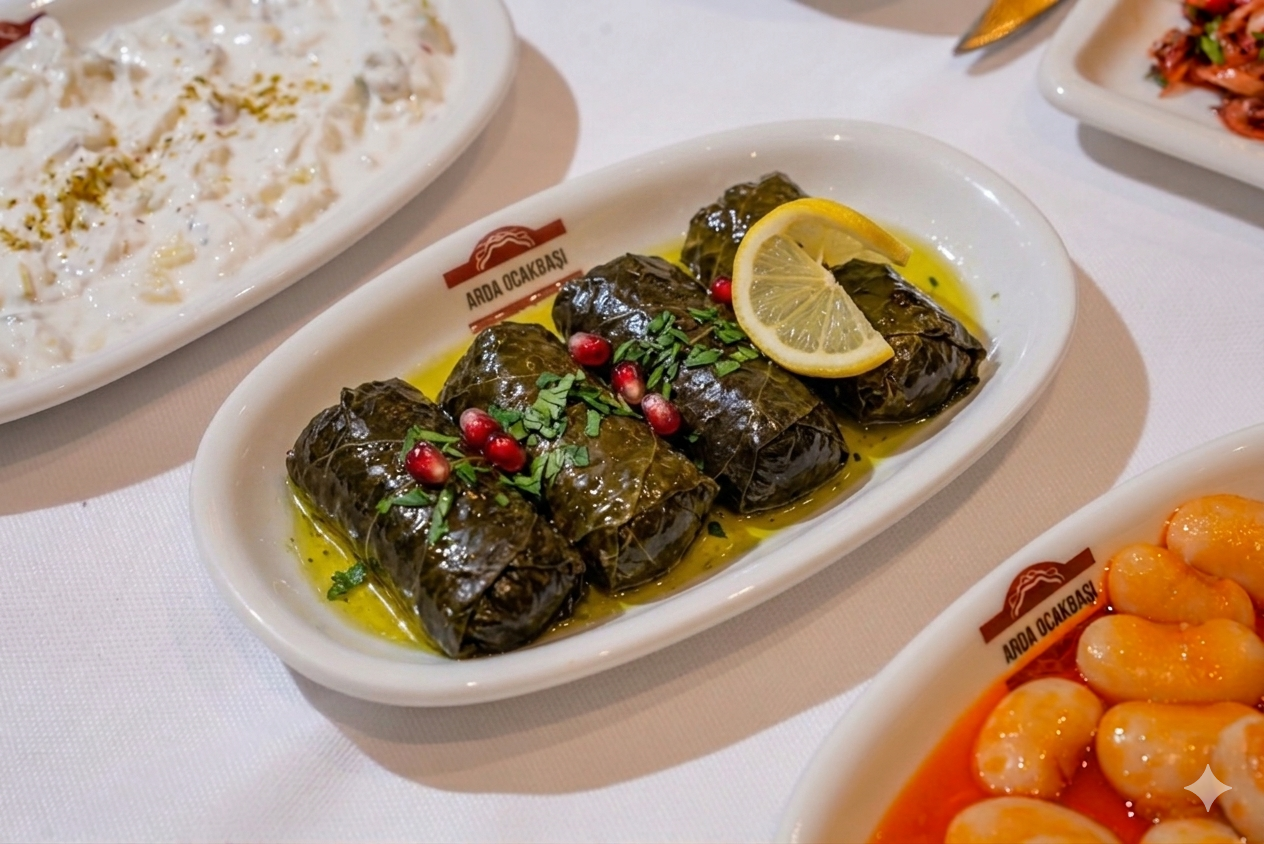 Zeytinyağlı yaprak sarma 