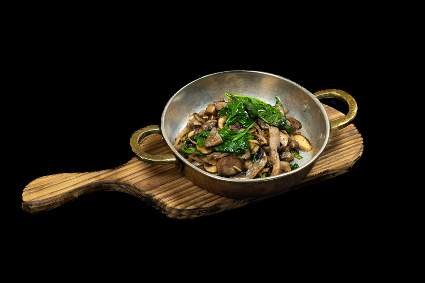 Funghi E Spinaci
