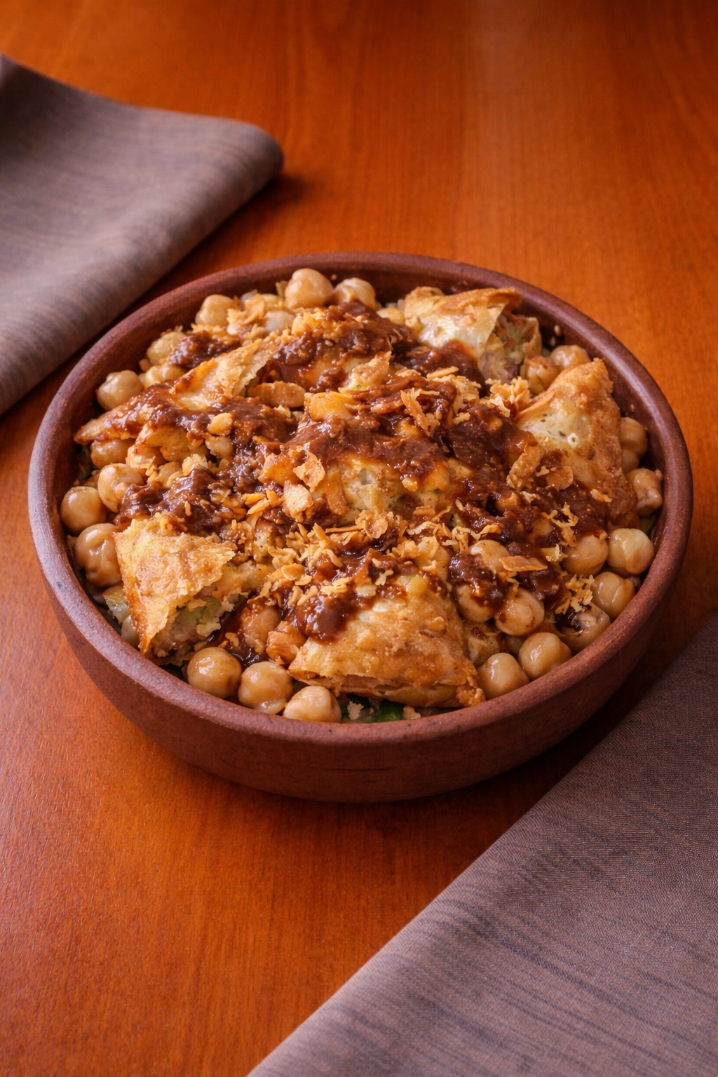 Samosa Channa Chaat