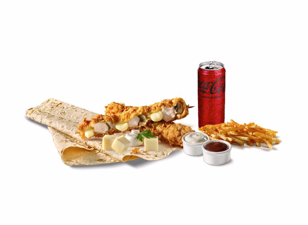 sosisli kaşarlı cajun şiş menü