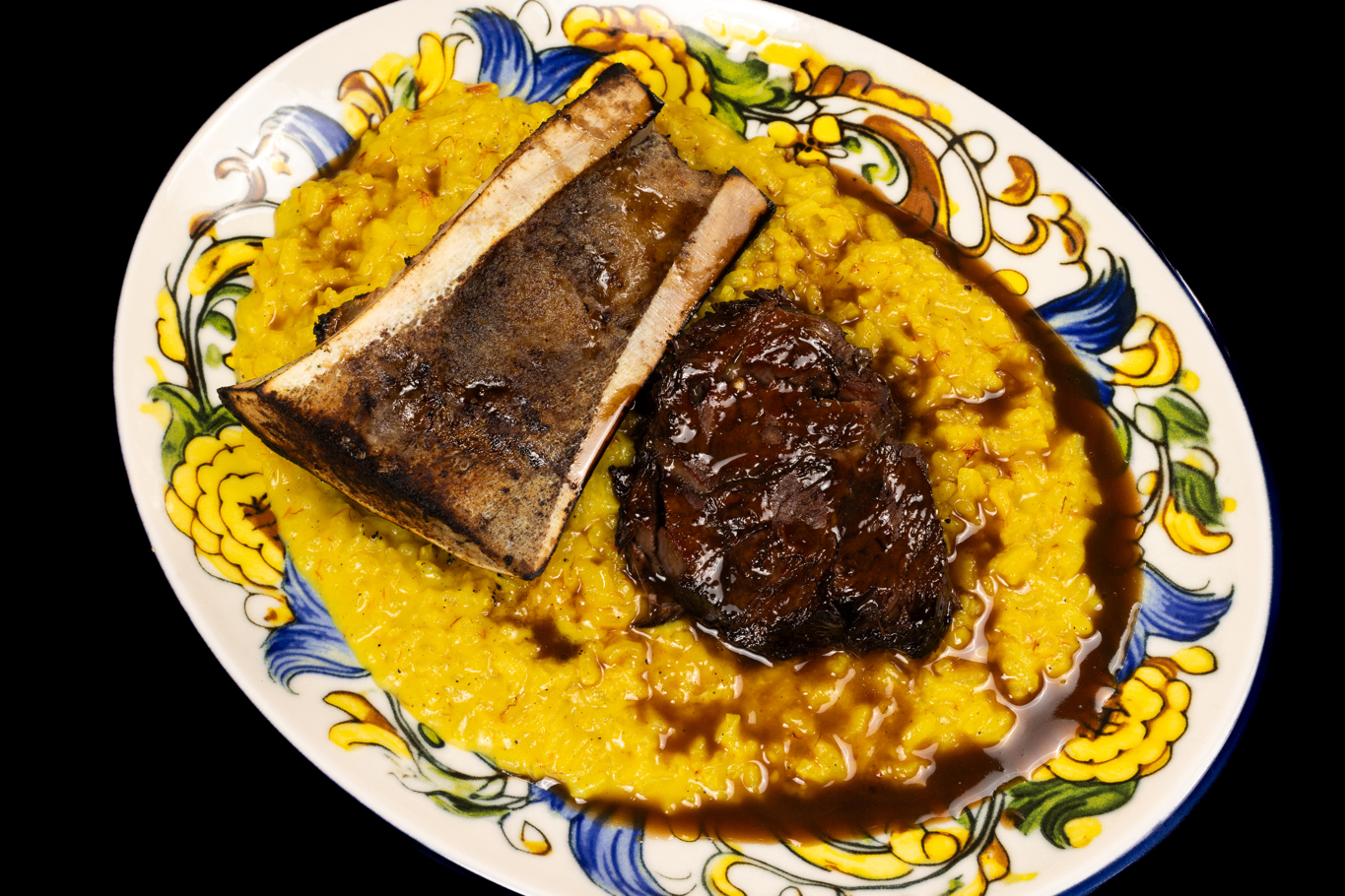 Risotto Alla Milanese E Midollo