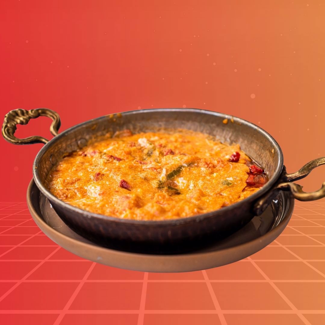 Kavurmalı Kaşarlı Menemen