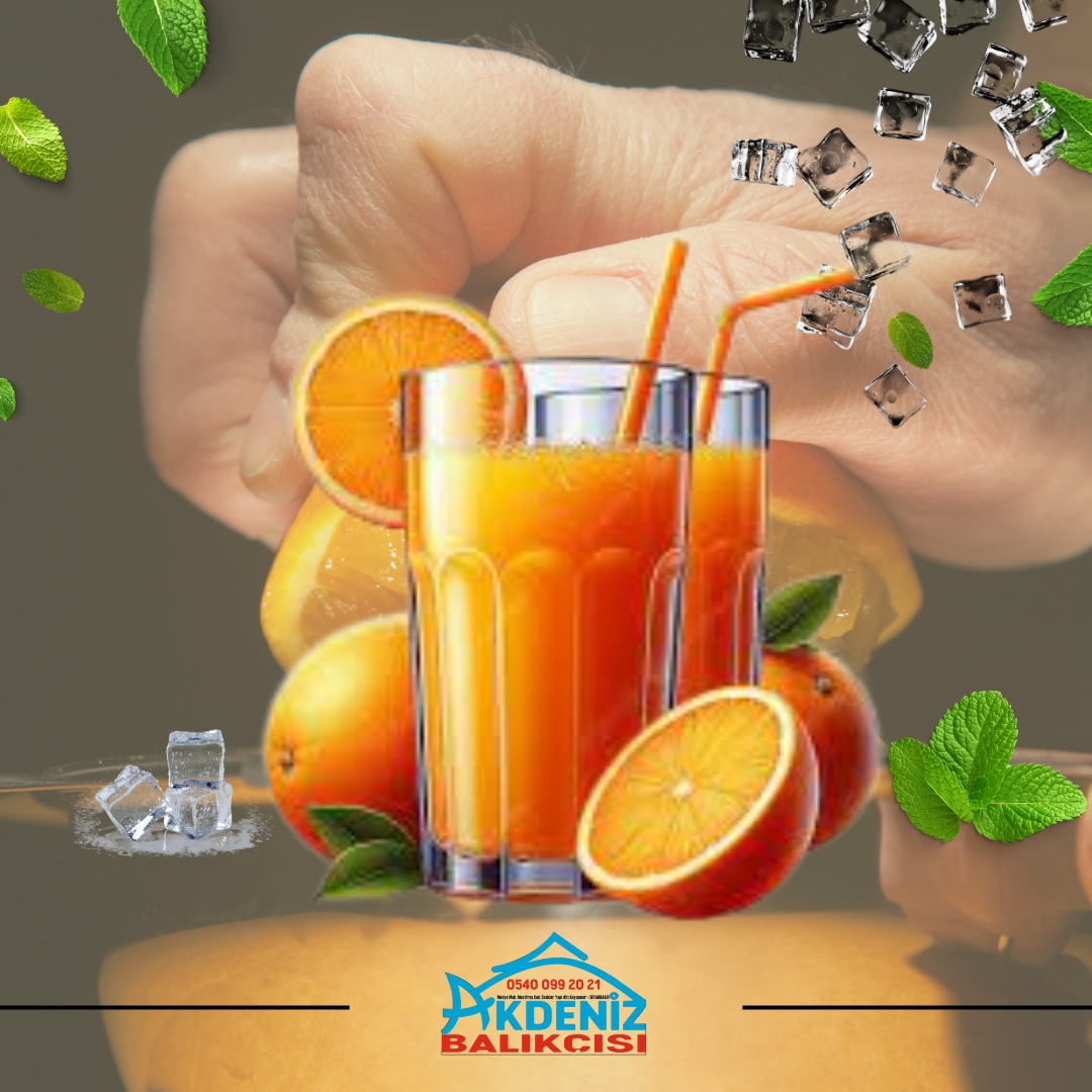 Sıkma Portakal Ev yapımı