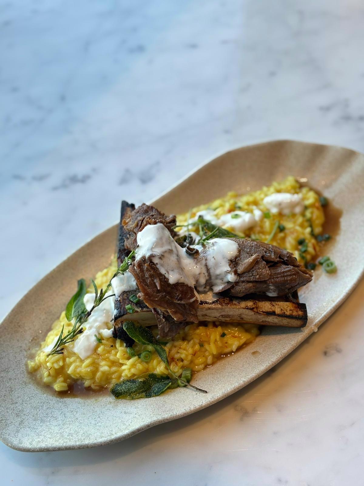 RISOTTO ALLA MILANESE E MIDOLLO