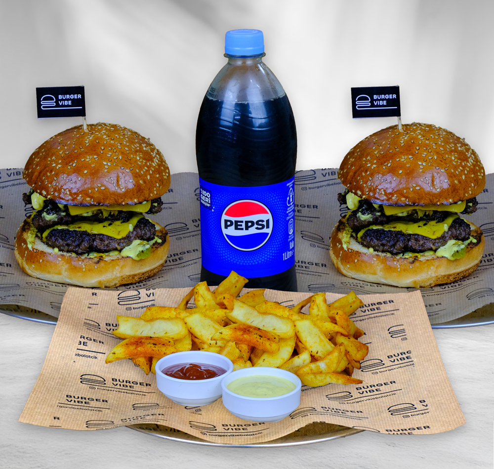 2'li Triplex Burger Menü