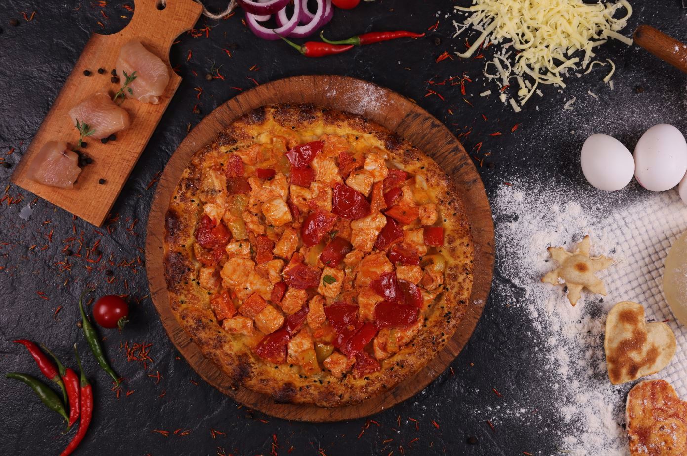 Tavuklu Pizza