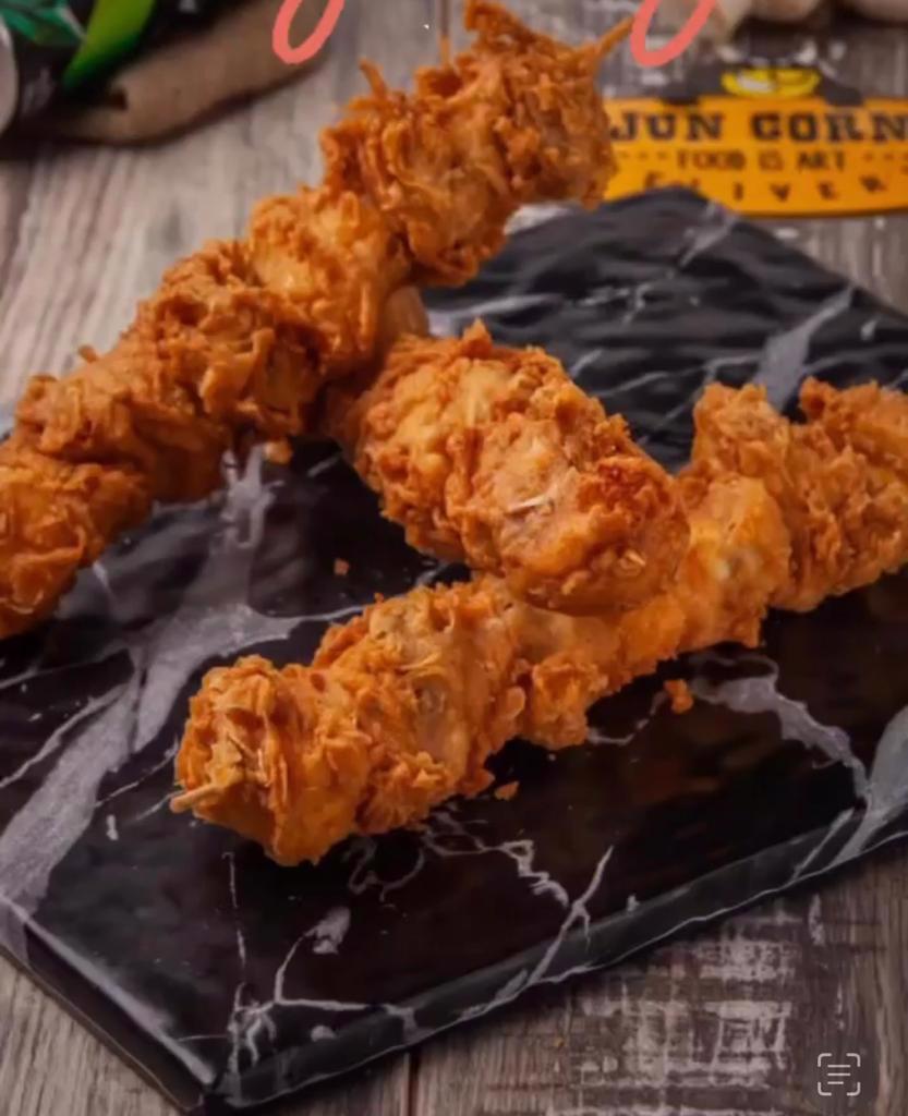 KAŞARLI MANTARLI CAJUN ŞİŞ MENÜ