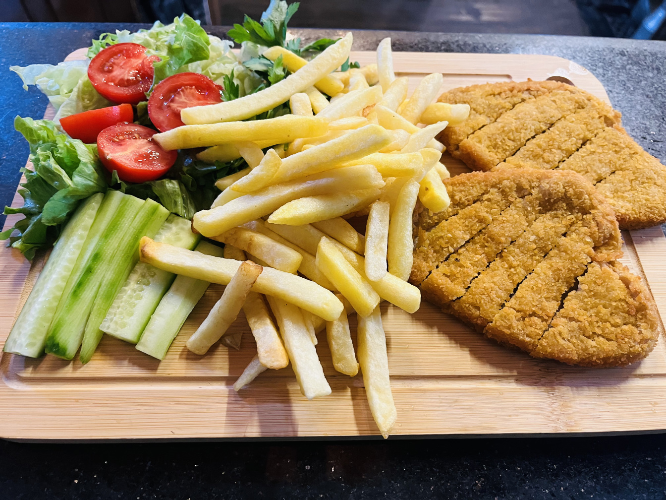 Schnitzel tabağı