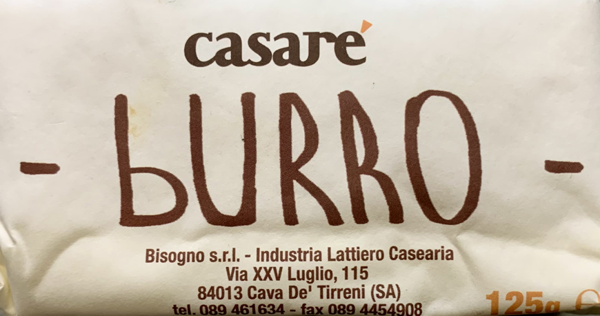 Casare’ Butter € 1,40