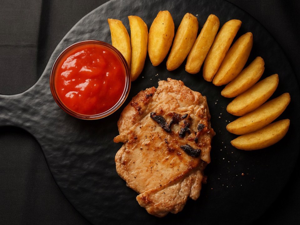 Chicken breast with potatoes