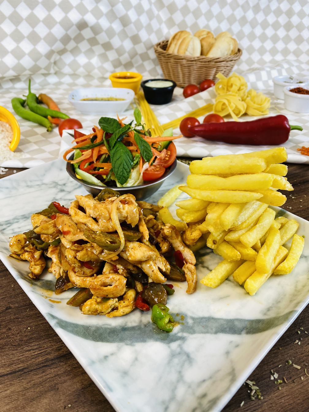 Meksika Usülü Tavuk (Tava)