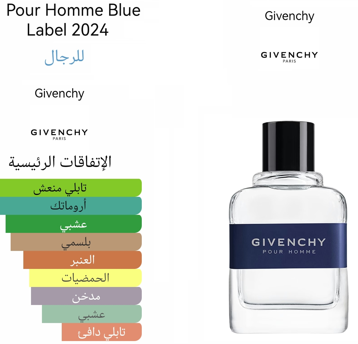 Pour homme blue label - بورهوم بلو ليبل