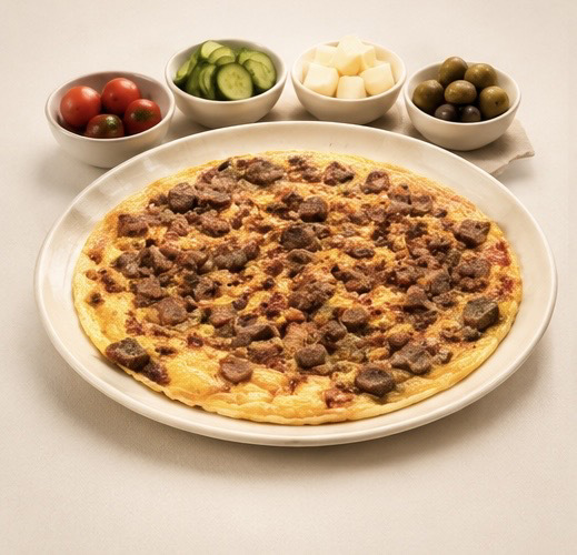 Kavurmalı Omlet 