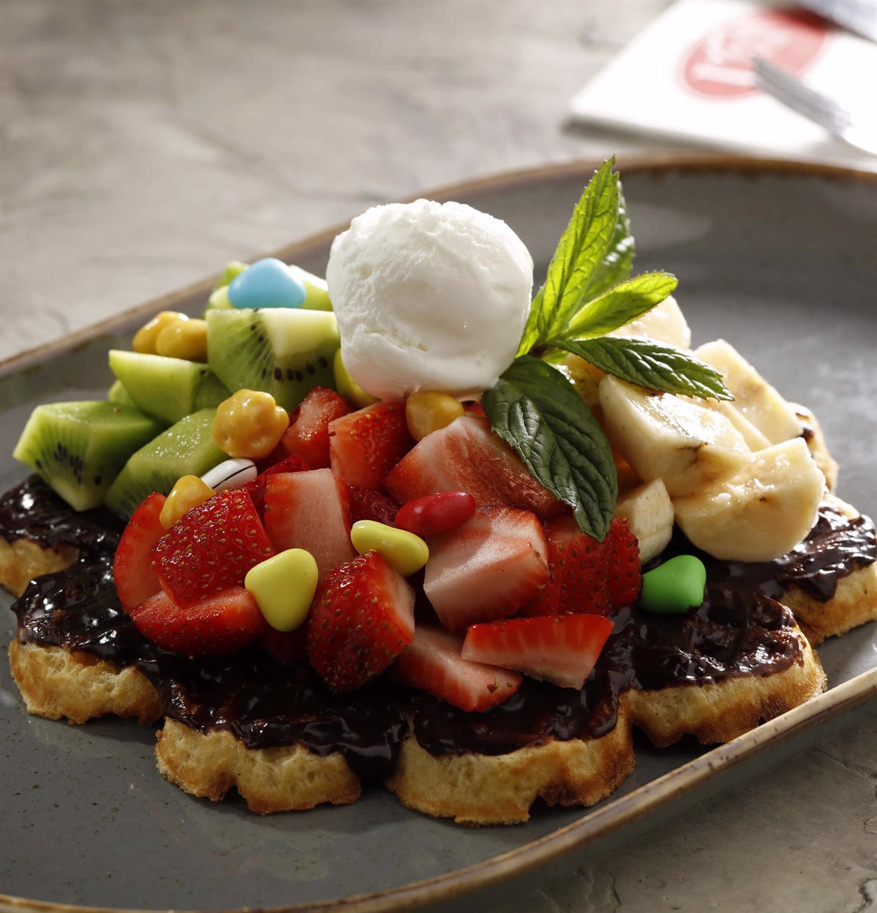 Dondurmalı Waffle