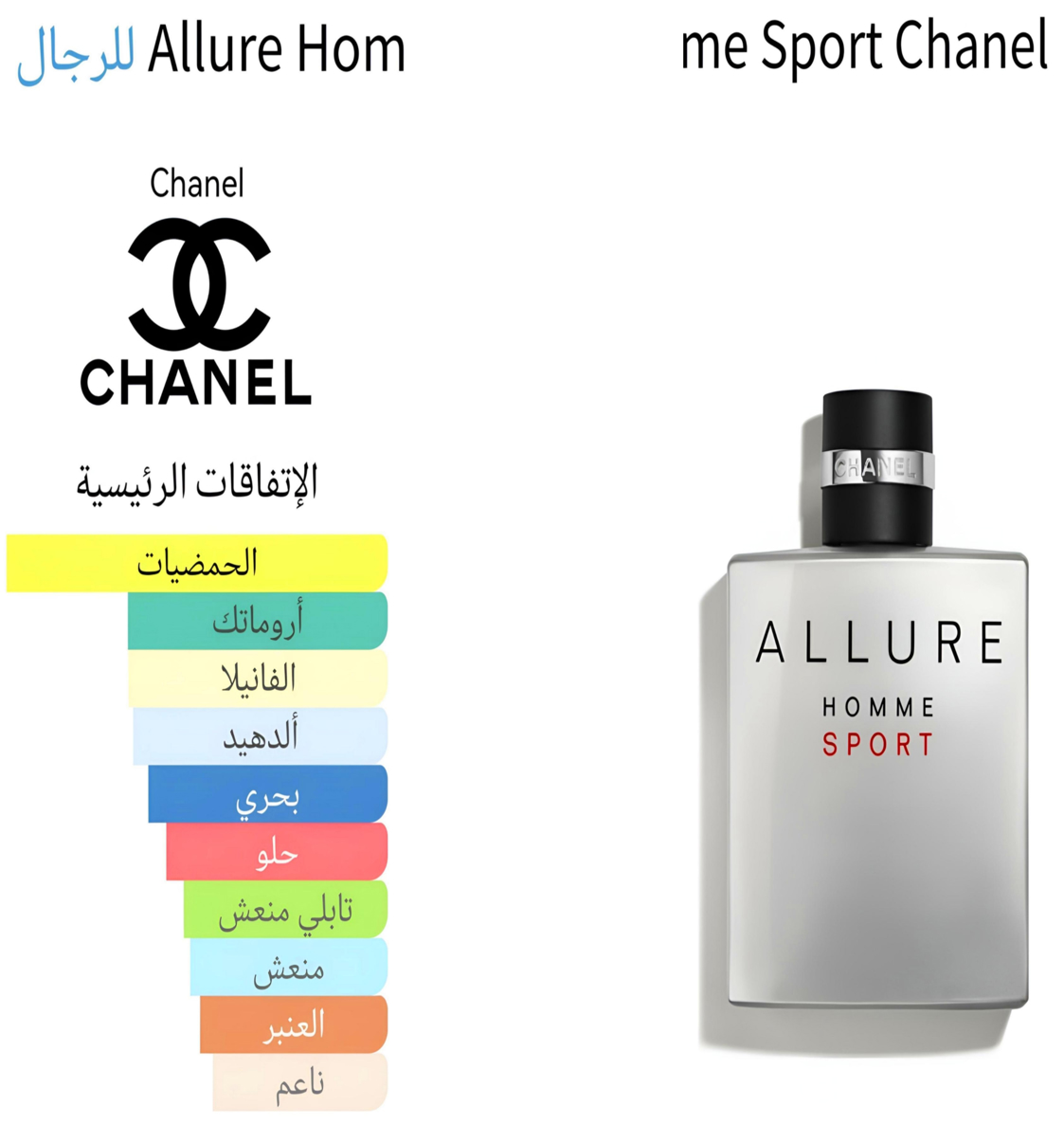ALLURE HOMME SPORT - الور هوم سبورت 
