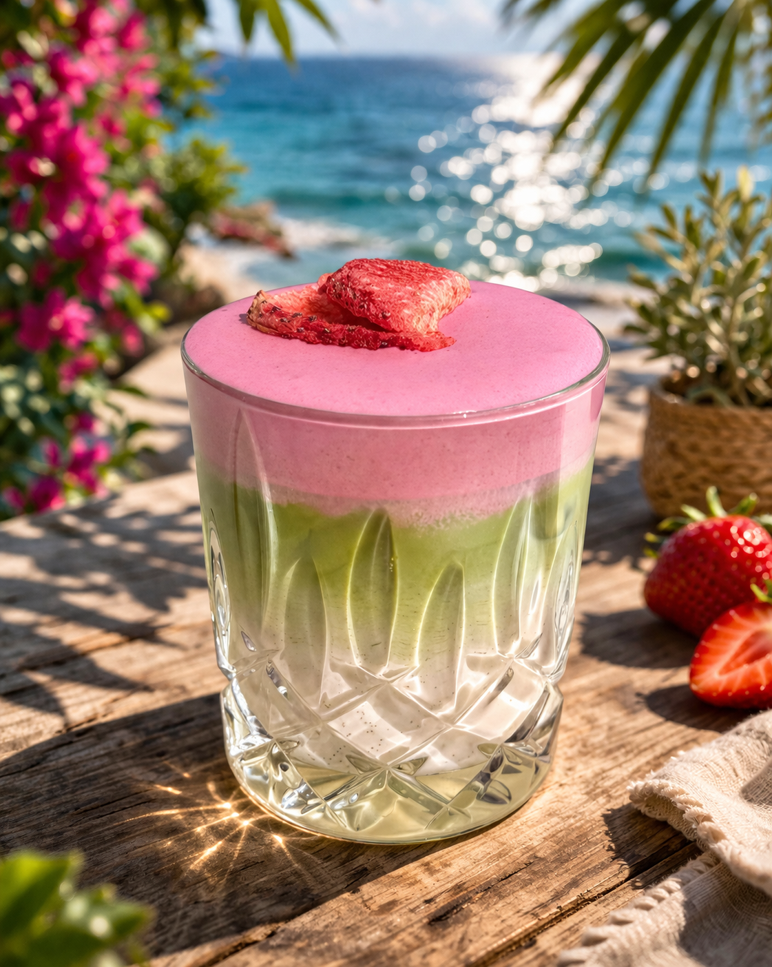 STRAWBERRY VANILLA MATCHA