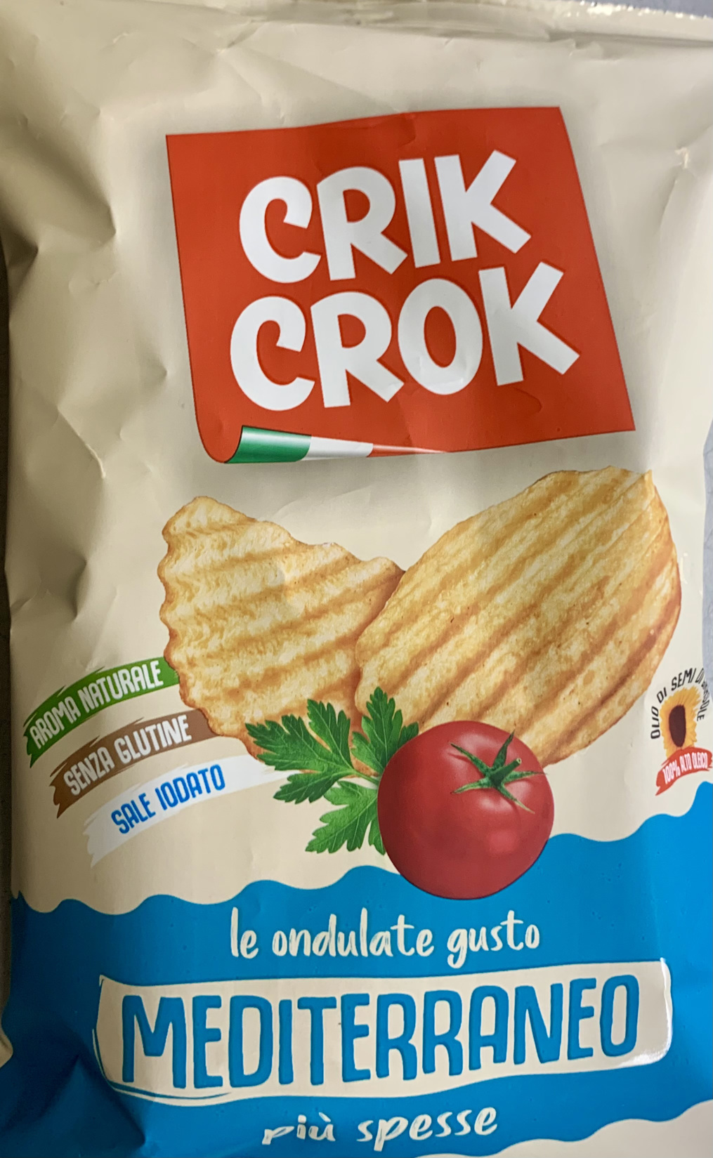 Crik Crok Mediterranean Thick Crinkle Cut €1,20