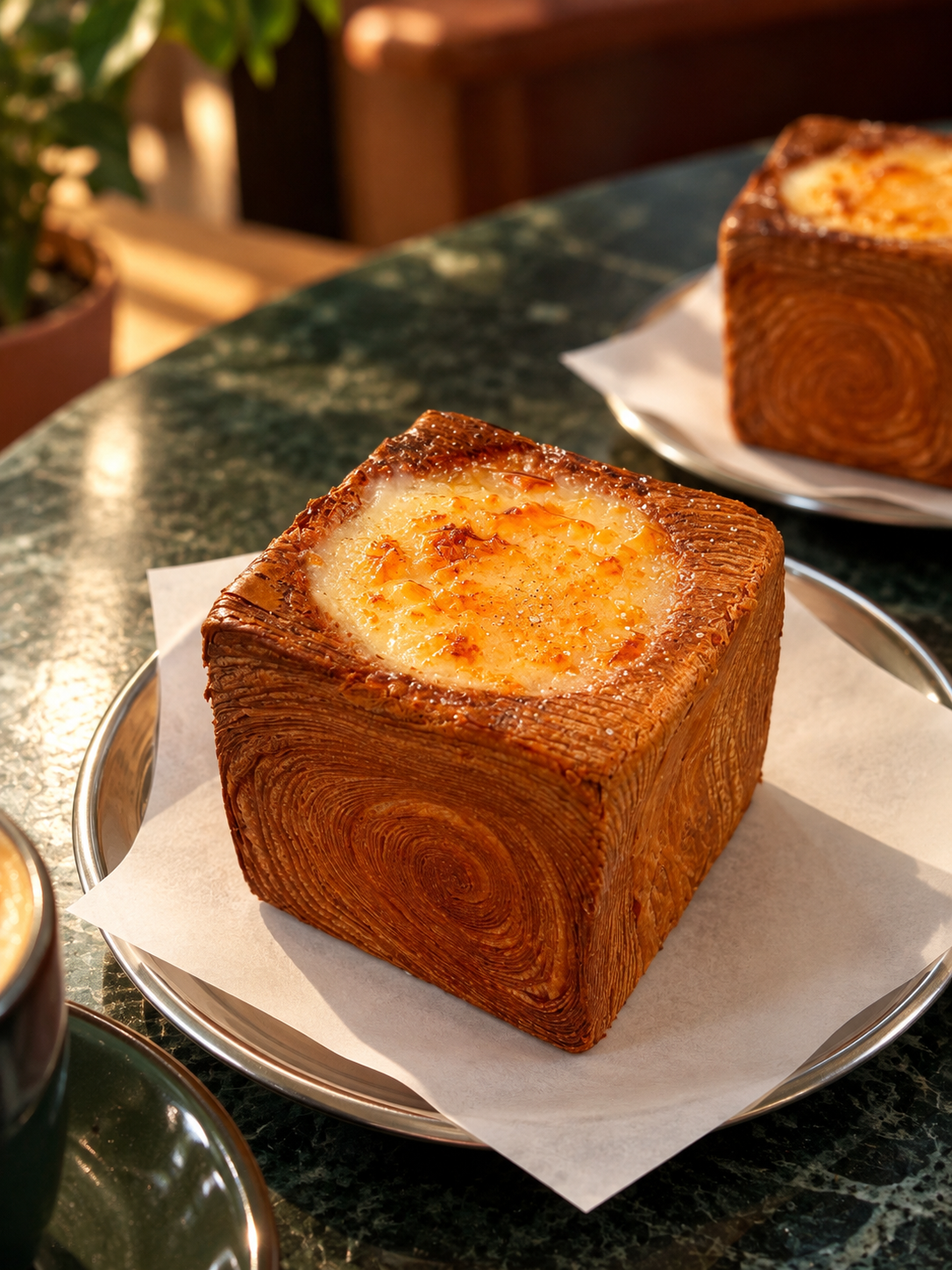 Crème Brûlée Cube