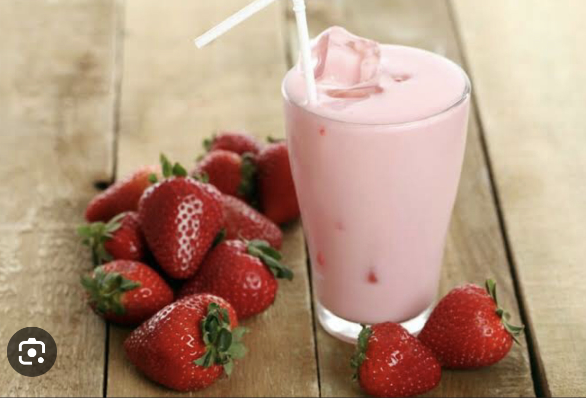 Çilek milkshake