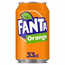 Fanta 33cl (orange,exotique)