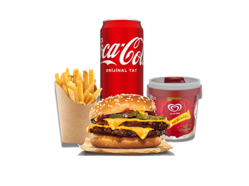 Algida Cheeseburger Menü