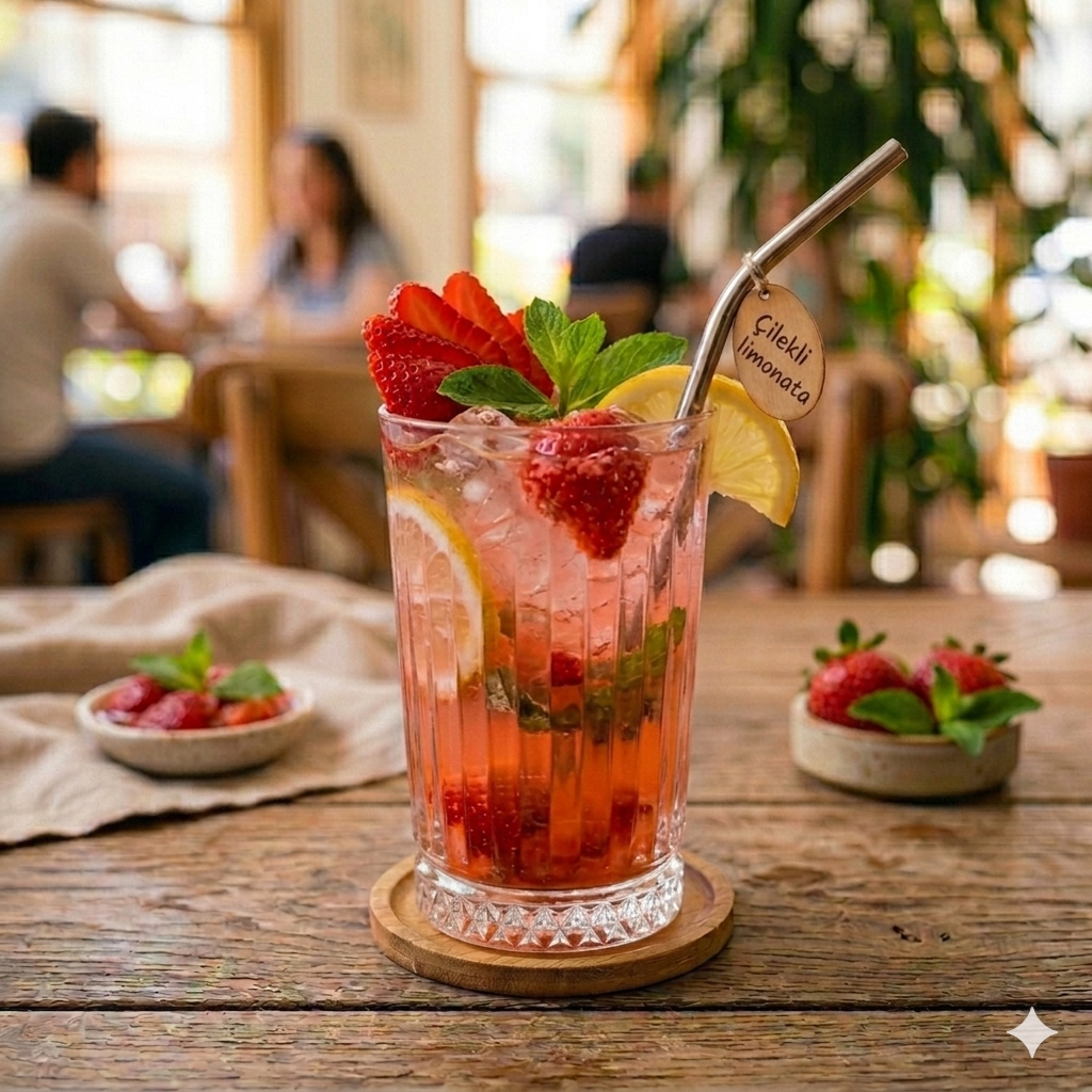 Çilekli Limonata