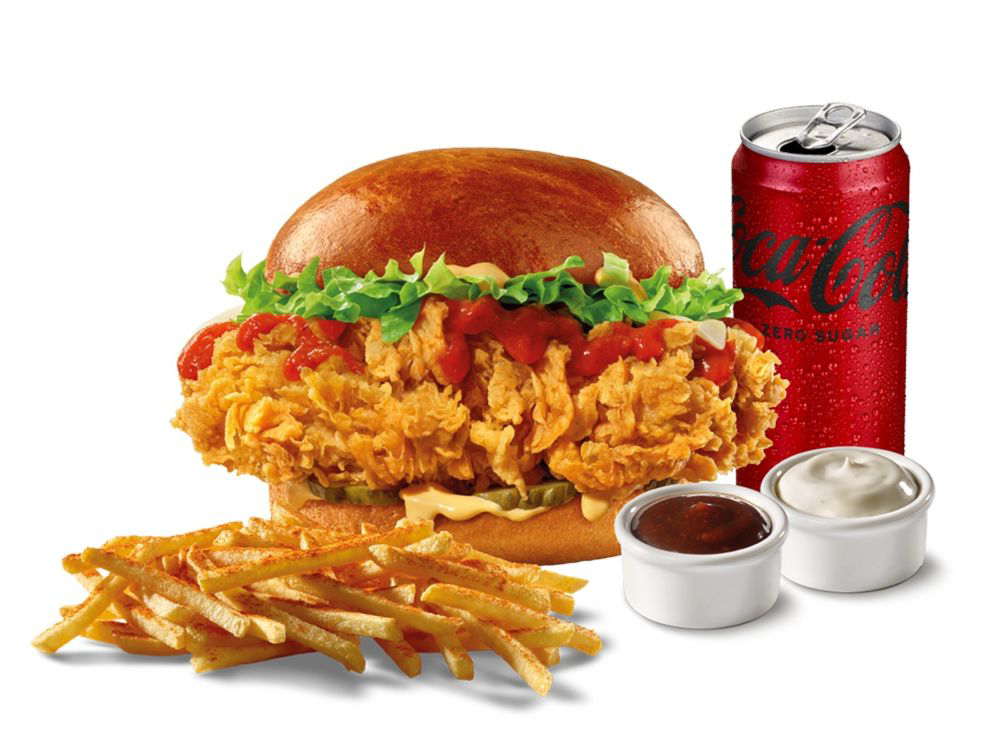 CAJUN HOTY BURGER MENÜ