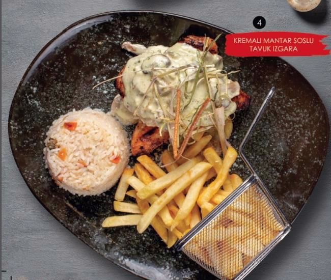 Kremalı Mantar Soslu Tavuk Izgara