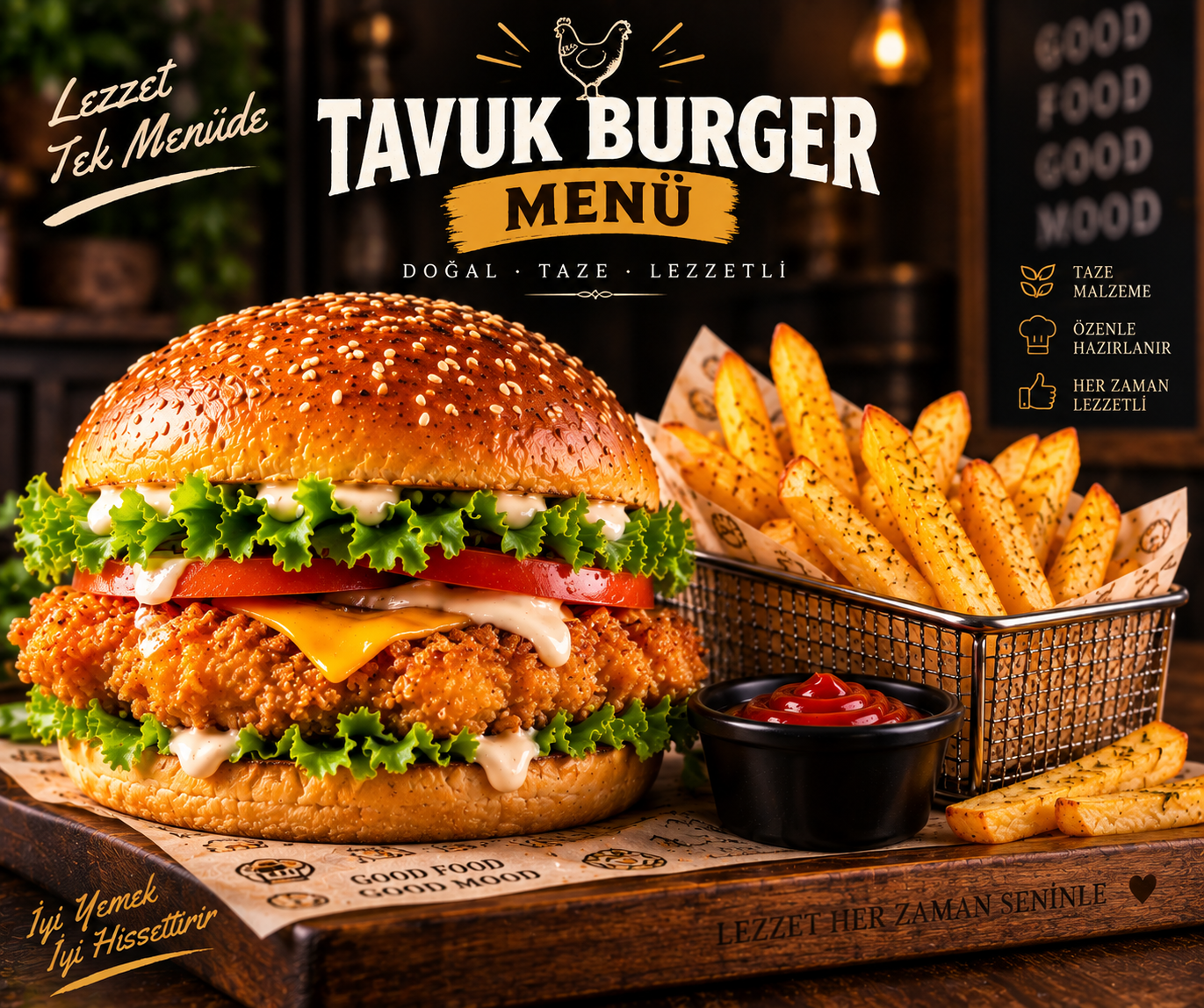 Tavukburger