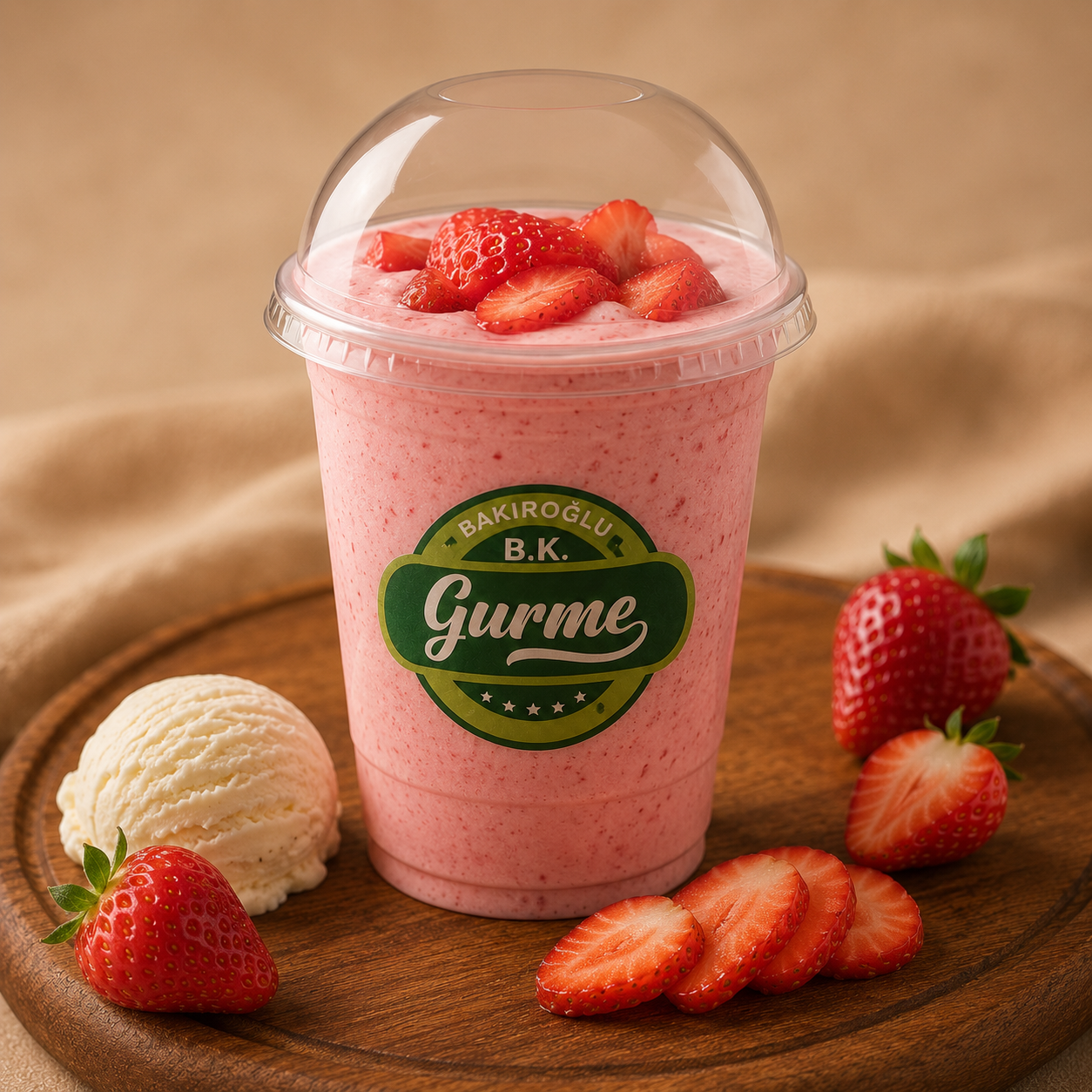 Çilekli Milkshake
