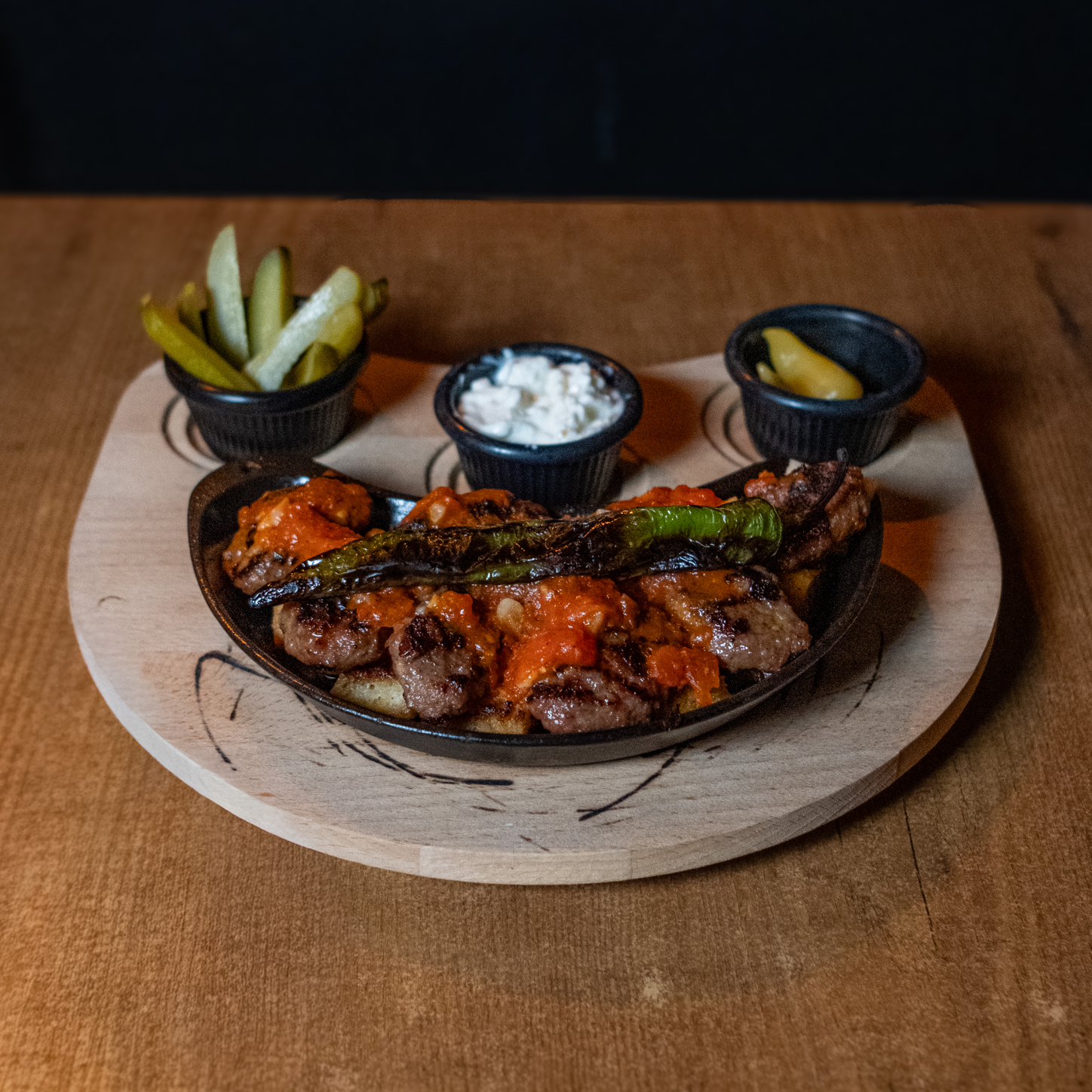 Meatballs with Pide Bread
