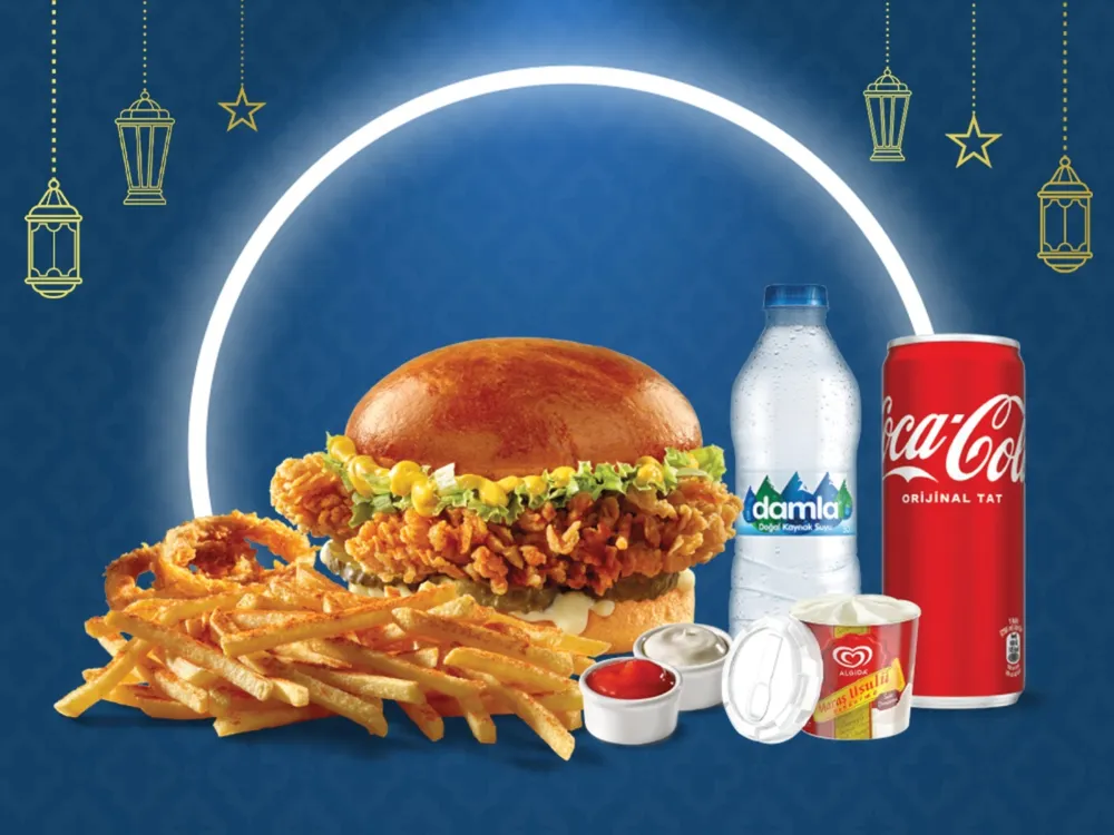 İftar Cajun Burger Menü